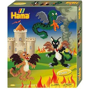 Hama 3245 Dragons geschenkdoos, meerkleurig, Eén maat