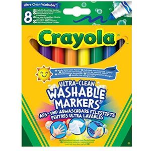 Crayola Flamastry super spieralne 8 stuks