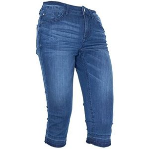 TOM TAILOR Alexa Slim Capri dames jeans, 10282 - Dark Stone Wash Denim