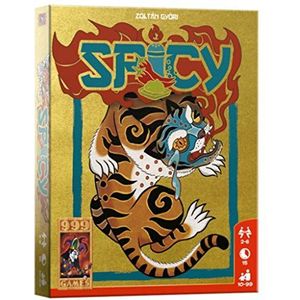999 Games Spicy Kaartspel - Pittig en snel blufkaartspel voor het hele gezin - Vanaf 10 jaar - 2-6 spelers - Speelduur ca. 15 min