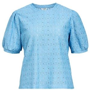 Objlaila S/S Re Top Noos, Bleu Cornflower, S