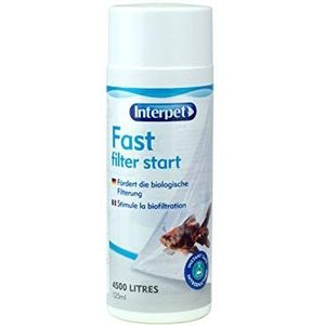 Interpet Fast Filter Start, stimuleert de biofiltratie in uw aquarium, 125 ml