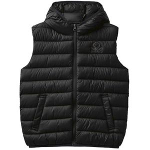 United Colors of Benetton Vest 2twdcj007 Veervest voor jongens (1 stuk), Zwart 100