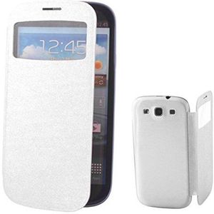 Mobility Gear MG-CASE-B3-S739W Flip S-View beschermhoes voor Samsung Galaxy Trend S7390, wit