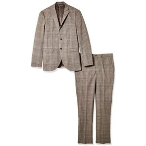 JACK & JONES JPRFRANCO Check Suit kostuum, java/ruit: super slim fit, 56 heren, Java/Geruit: Super Slim Fit
