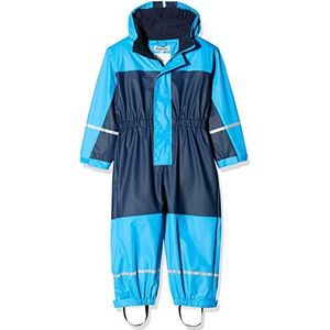 Playshoes Overall Basic Mit Fleecefutter Waterdichte jas, uniseks, kinderen, 1 stuk, Marineblauw (11)