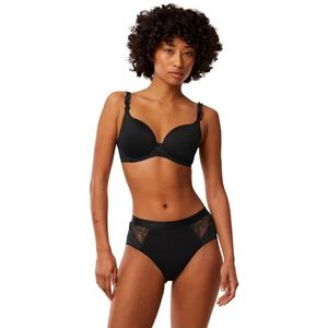 Triumph Wild Azalea Bloemen Wp Bra Dames, zwart.