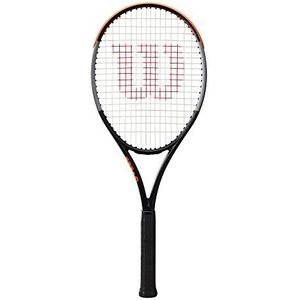 Wilson Burn racket 100 V4.0, omgevingsspeler, zwart/grijs/oranje, WR044710U1