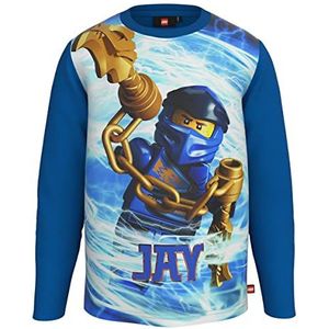 LEGO LEGO Ninjago Kai Lloyd Cole Jay Lwtaylor 116 T-shirt met lange mouwen voor jongens, T-shirt voor jongens, Blauw (557)
