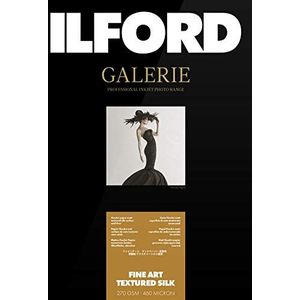 ILFORD Galerie FineArt zijde, gestructureerd, 270 g/m², A2, 420 x 594 mm, 25 vellen