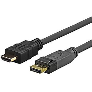 VivoLink 15m dISPLAYPORT - HDMI 15m dISPLAYPORT HDMI zwart - videokabel adapter (15m, DisplayPort, HDMI, stekker, goud)
