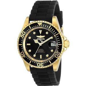 Invicta Pro Diver - Automatisch herenhorloge van roestvrij staal - 40 mm, zwart/goud, Horloge