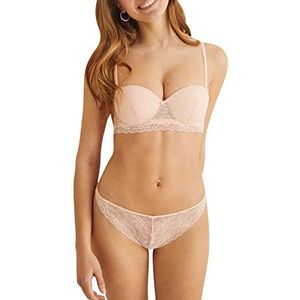 Women'secret Push-up strapless beha oranje kant dames oranje 95B, Oranje