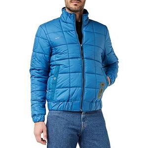 G-STAR RAW Meefic Sqr Quilted Jkt Herenjas, Blauw (Retro Blue D22714-B958-937)