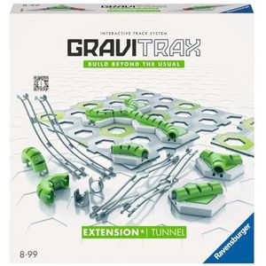 Ravensburger GraviTrax Tunnelverlenging - Geschikt voor het kogelbaansysteem. Combineerbaar met alle GraviTrax productlijnen, startersets, uitbreidingen en elementen, bouwspeelgoed vanaf 8 jaar