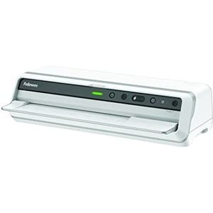 Fellowes Venus A3 lamineerapparaat, voor het warm lamineren van 80 tot 250 micron, intensief gebruik, automatische achteruitversnelling, inclusief 10 lamineerhoezen, wit