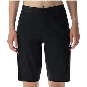 UYN Trailblazer shorts dames, zwart/Danube, XL, zwart/blauw