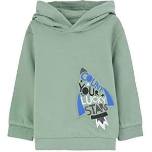 s.Oliver Junior Baby jongens sweatshirt, fleece trui, Groen