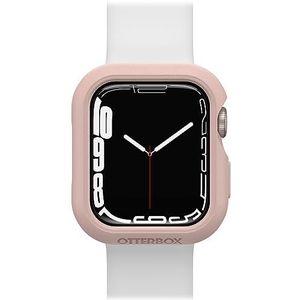 OtterBox All Day Bumper voor Apple Watch Series 9/8/7-41mm, schokbestendig, valbescherming, elegante beschermhoes, beschermt het scherm en de randen, roze