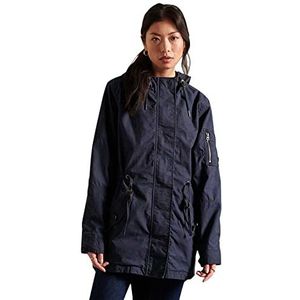 Superdry Field Parka Manteau pour femme, Bleu marine (Eclipse Navy), 36