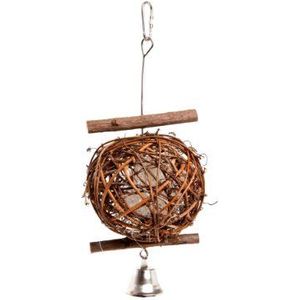 Karlie Bal van hout, vogels, diameter 10 cm, materiaal: voor nestje