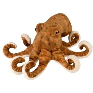 Wild Republic Cuddlekins Mini knuffeldier octopus, cadeau voor kinderen, 20 cm, 10872, meerkleurig