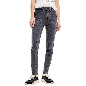 Desigual Jean pour femme New Jersey Pantalon décontracté, Noir, 36