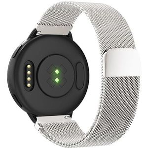 AIDOWU Verstelbare metalen reservearmband voor Garmin Vivoactive 5/Vivoactive 3/Vivomove 3/HR/Luxe/Style/Forerunner 55/245/645, Roestvrij staal, Niet van toepassing