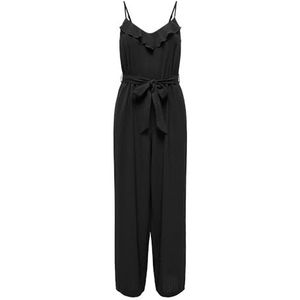 ONLY Onlcali S/L Long Jumpsuit Wvn Noos Jumpsuit voor dames, Zwart-3