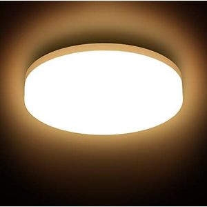 BKLicht I led badkamer I plafondlamp I wit I badlamp I IP54 plafondlamp I Ø22cm I met 1 verlichting I 3.000KI 1.500 lumen I 13W plafondlamp I badkamer