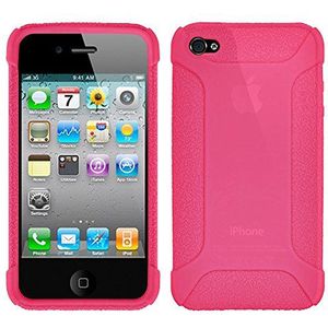 Amzer Jelly Case Beschermhoes voor iPhone 4 (Siliconen, UK Import) Roze