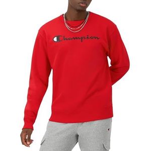 Champion Powerblend Graphic Crew Shirt Heren Team Red Scarlet-y06794, XS, Team Red Scarlet-y06794, XS, Team Red Scarlet-y06794