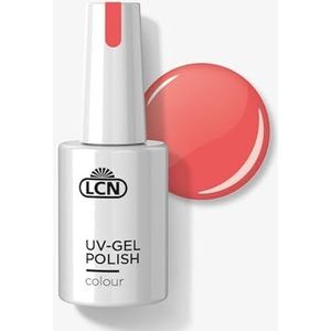LCN Coral Sunset UV-nagellak, dekkend en duurzaam, zacht oplossend, veganistisch, dierproefvrij en HEMA-vrij, 10 ml