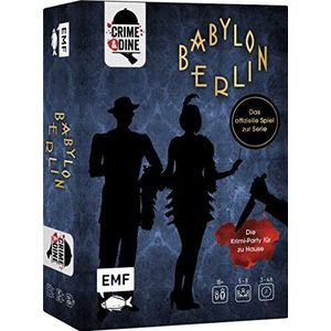 Crime & Dine – De dhriller Diner Set: Babylon Berlijn – het officiële spel van de serie! Het misdaad-feest voor thuis met uitnodigingen, rolboekjes, plaatsplan, opmerkingen, tafelkaarten, recepten, kostuummideeën en meer: Voor 5-8 personen