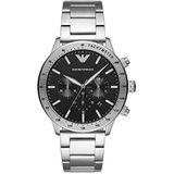 Emporio Armani Chronograaf voor heren, grijs.