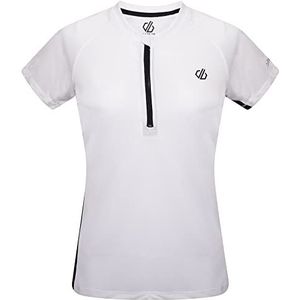 Dare 2b Outdare II Jersey T-shirt voor dames, Wit/Zwart