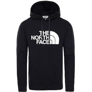 The North Face Halve koepel hoodie voor heren, pullover en capuchontrui, grafisch, wandelen, kamperen, wandelen en wandelen, zwart.