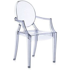 Kartell Louis Ghost Set van 2 stoelen, lichtblauw