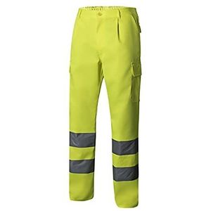 VELILLA 303006 broek met meerdere zakken met hoge zichtbaarheid, kleur, Neon geel