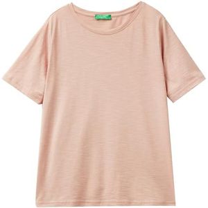 United Colors of Benetton T-shirt 3bvxd102p Dames T-shirt (1 stuk), Donker poeder 04 W