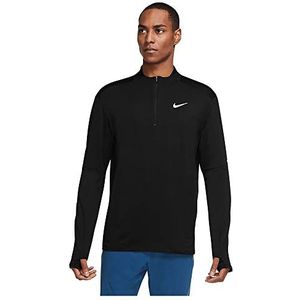 Nike Df Elmnt Sweatshirt voor heren, zwart/reflecterend zilver