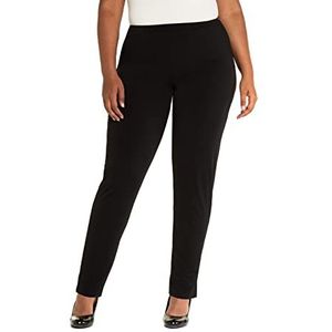 Ulla Popken Jersey broek dames broek, Zwart 4