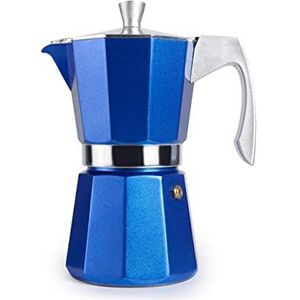 IBILI Espresso-koffiezetapparaat EVVA Blue voor 6 kopjes