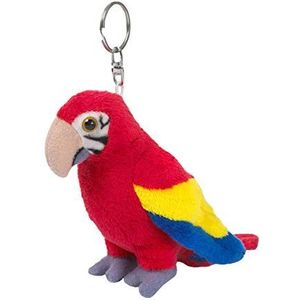 Wwf - 15205012 - pluche dier - sleutelhanger papegaai - 10 cm