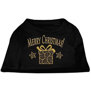 Mirage Pet Products Golden Christmas Present hondenhemd, maat XXXL, zwart