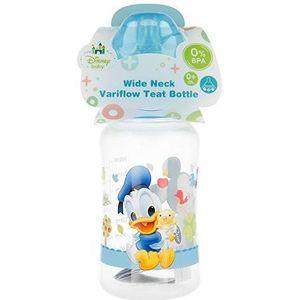 Stor 895262 BIBERON brede hals 240 ml | Siliconen kop 3 posities Mickey Mouse – Disney – Baby Paint Pot, zwart