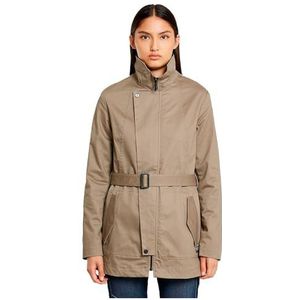 G-Star RAW Korte trenchcoat voor dames, beige (Taupe Gray D25991-d715-g995), L, Beige (Taupe Gray D25991-d715-g995), L