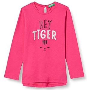 United Colors of Benetton T-shirt M/L 3I1XC1578, fuchsia 3L5, 58 jongens, Roze