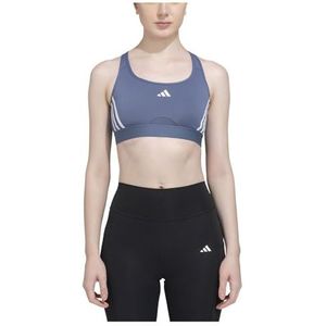 adidas Powerimpact Train Medium Support 3-Stripes Sportbeha voor dames