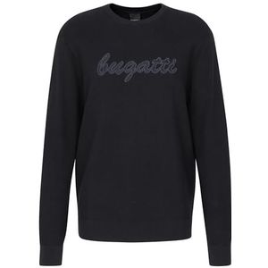 bugatti Pull à col rond pour homme, bleu, M